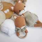 Hochet Socquette jolie renarde : Patron Au Crochet PDF