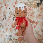 Kit Crochet Biscuit, bonhomme de pain d'épices – Coffret Complet, Patron PDF